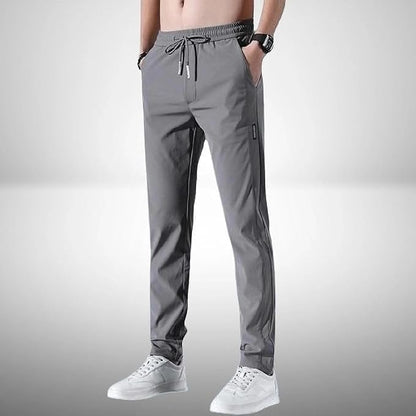 PREMIUM MEN'S HIGH STRETCH SKINNY LYCRA PANTS(Black & Gray)Buy1 Get 1