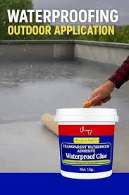 Transparent Waterproof Glue Plus Brush (Pack of 2)