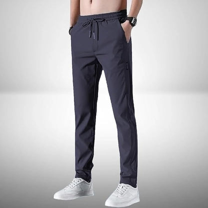 PREMIUM MEN'S HIGH STRETCH SKINNY LYCRA PANTS(Black & Gray)Buy1 Get 1